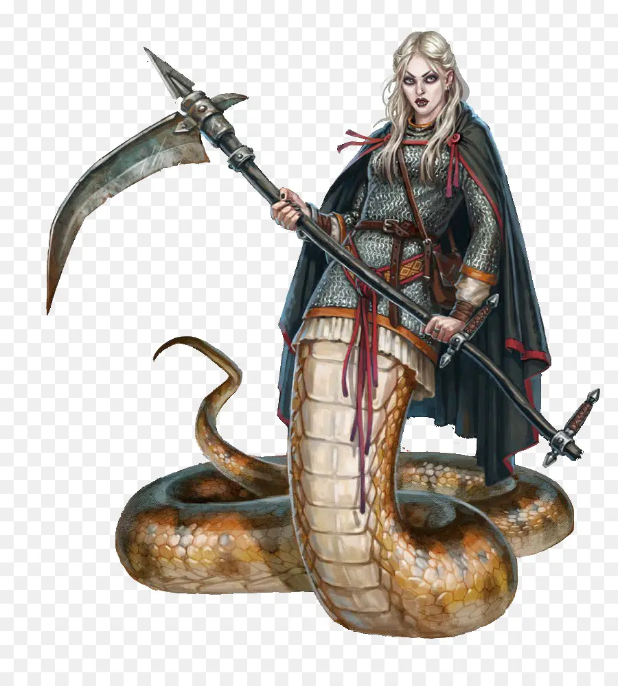 Femme Serpent，Faux PNG