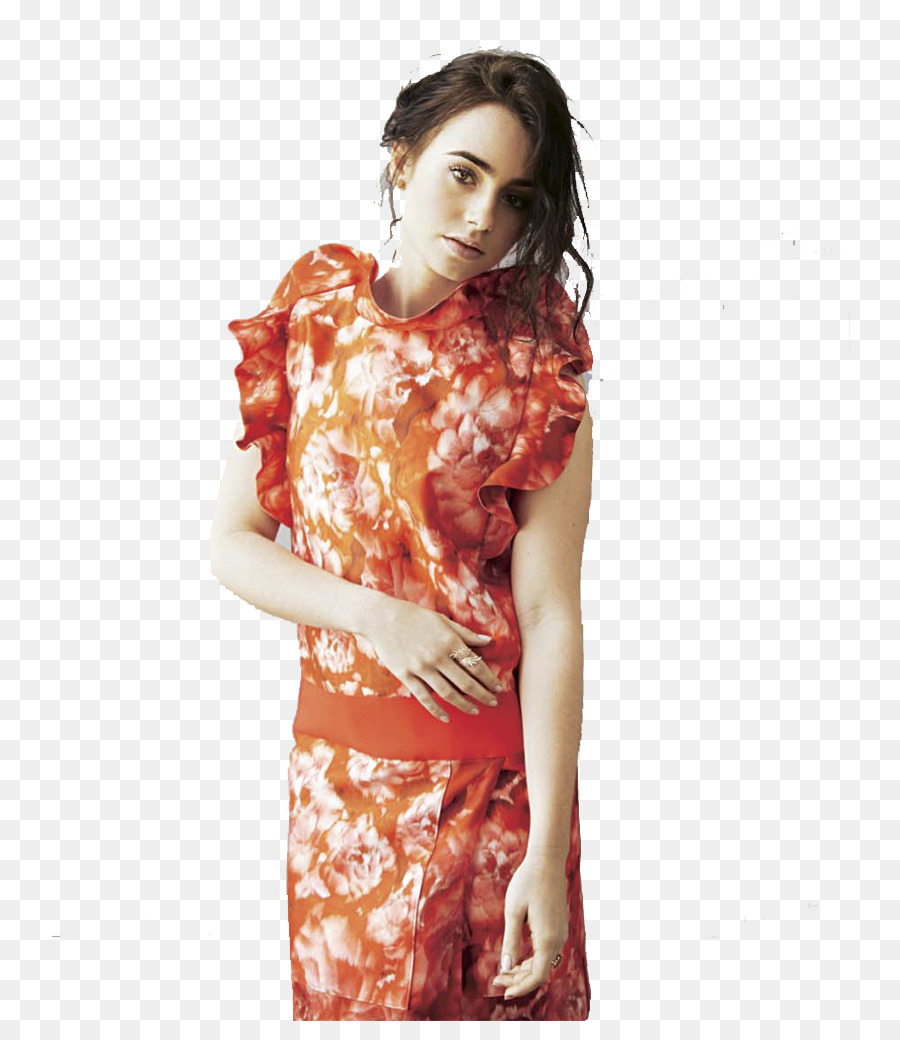 Lily Collins，Voici Le Grogne PNG