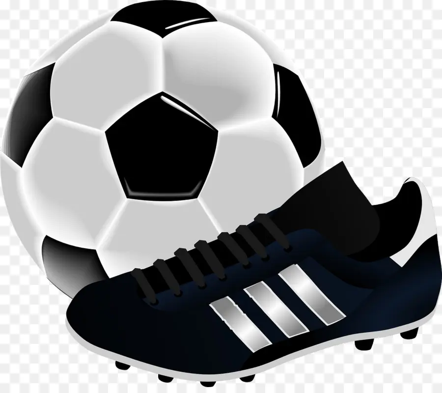 Ballon De Football Et Crampons，Football PNG