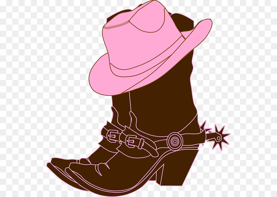 Botte De Cowboy，Chapeau De Cow Boy PNG