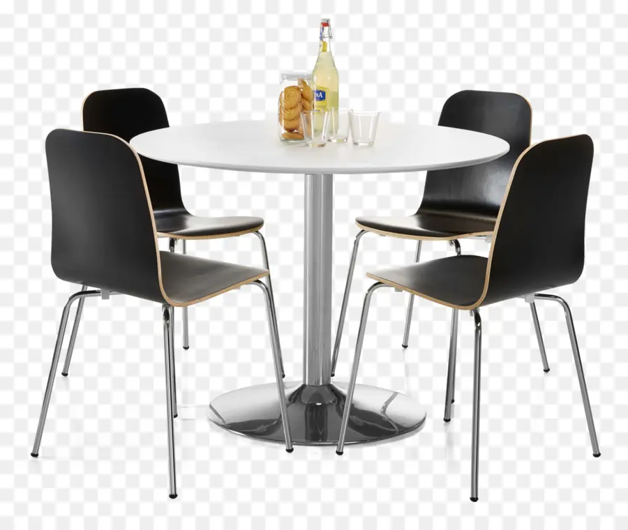 Table Ronde Avec Chaises，à Manger PNG