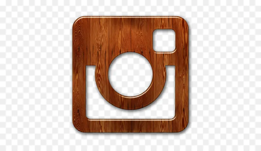 Logo Instagram En Bois，Réseaux Sociaux PNG