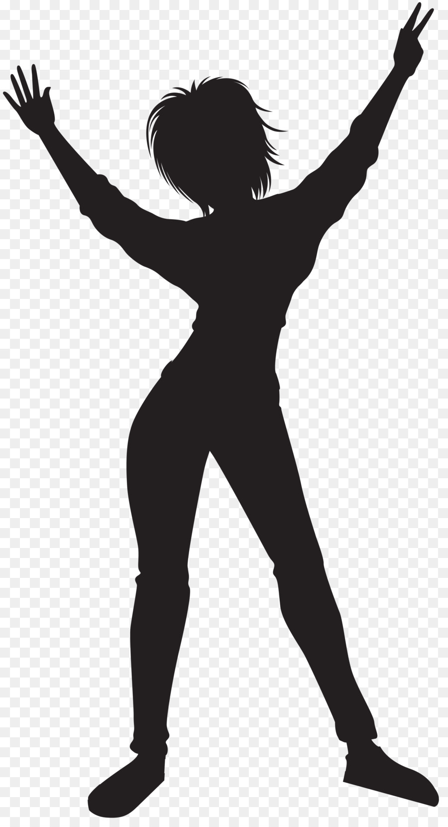 Silhouette De Danseur，Danse PNG