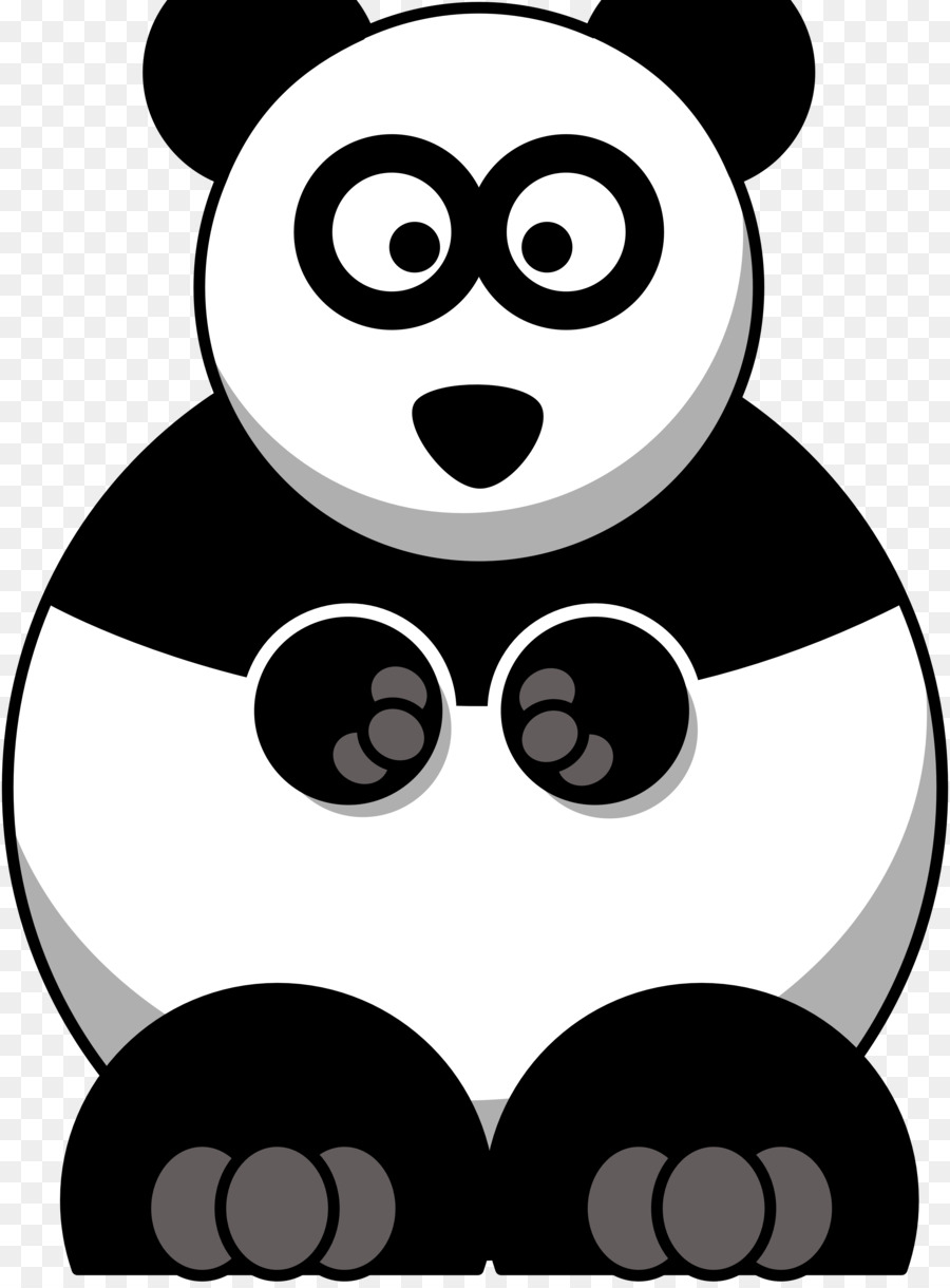 Panda Mignon，Dessin Animé PNG