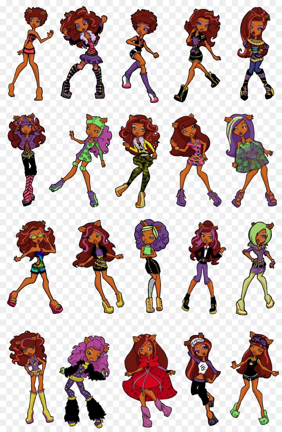 Monster High，Poupée PNG