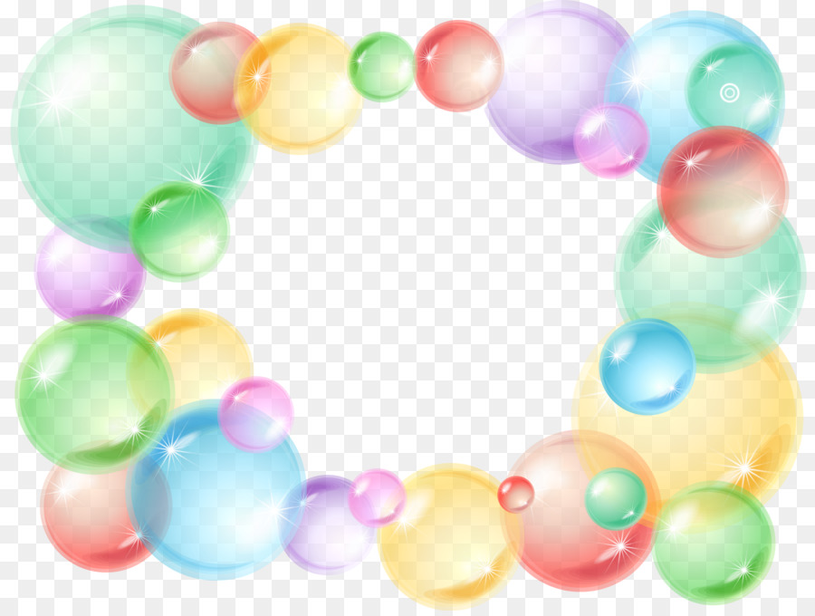 Bulles，Coloré PNG