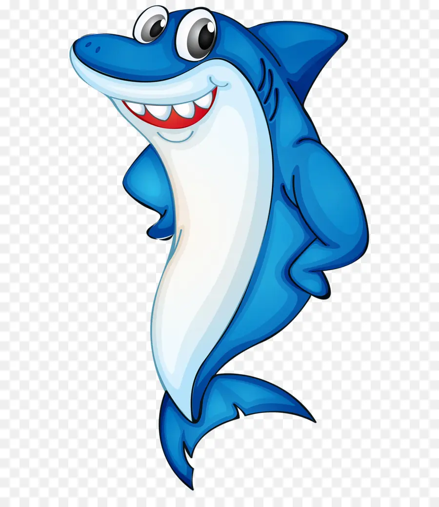 Requin Bleu，Dessin Animé PNG