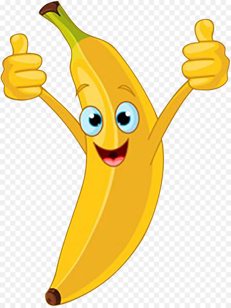 Banane，Dessin Animé PNG