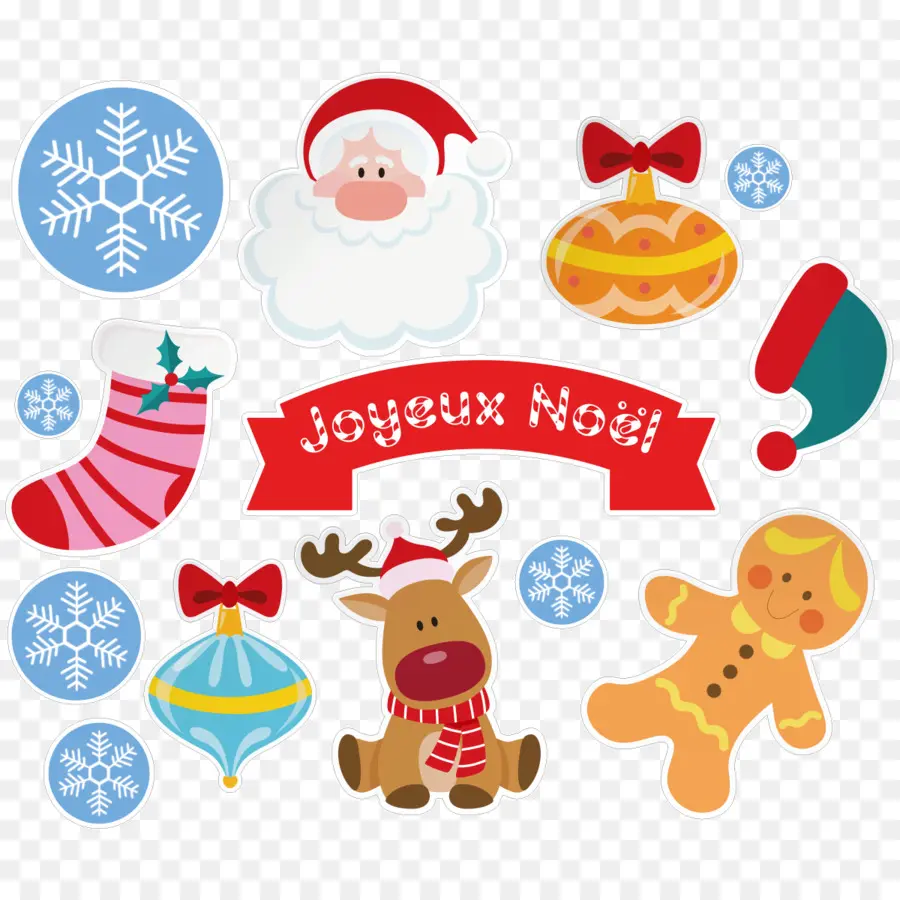 Noël，Autocollant PNG