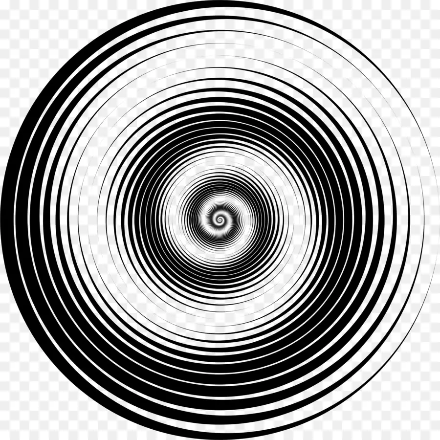 Spirale Hypnotique，Illusion D'optique PNG