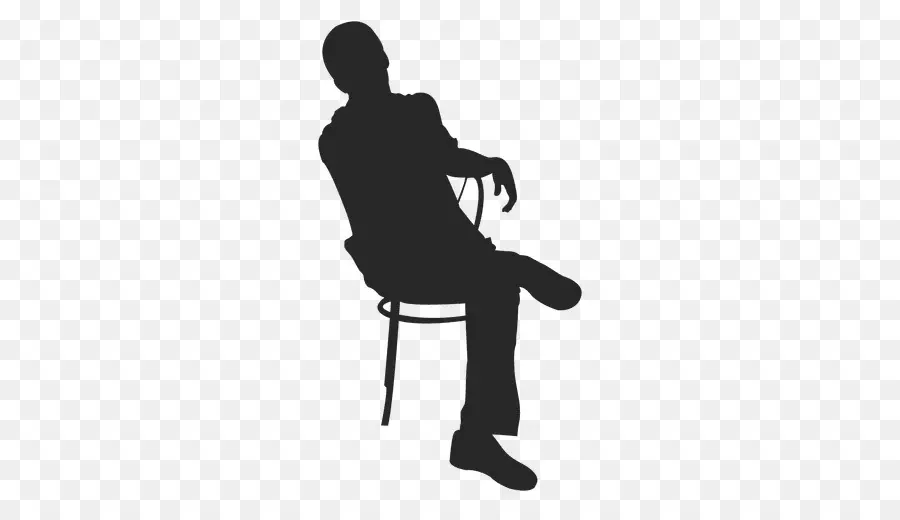 Silhouette，Chaise PNG