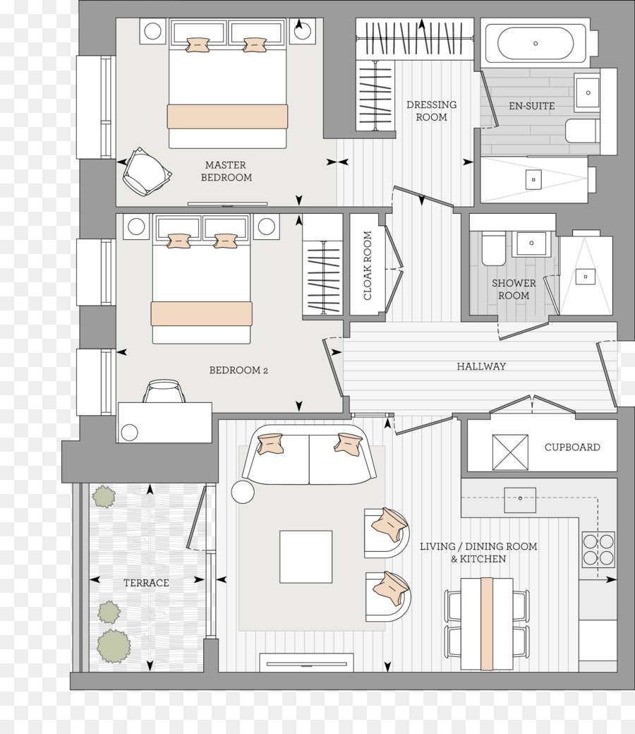 Plan D'étage，Appartement PNG