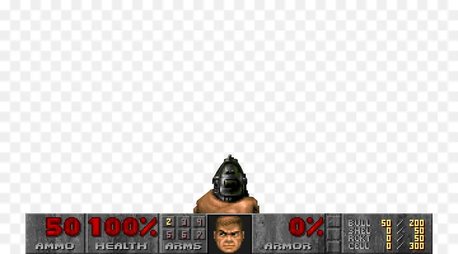 Interface Du Jeu Doom，Jeu De Tir à La Première Personne PNG