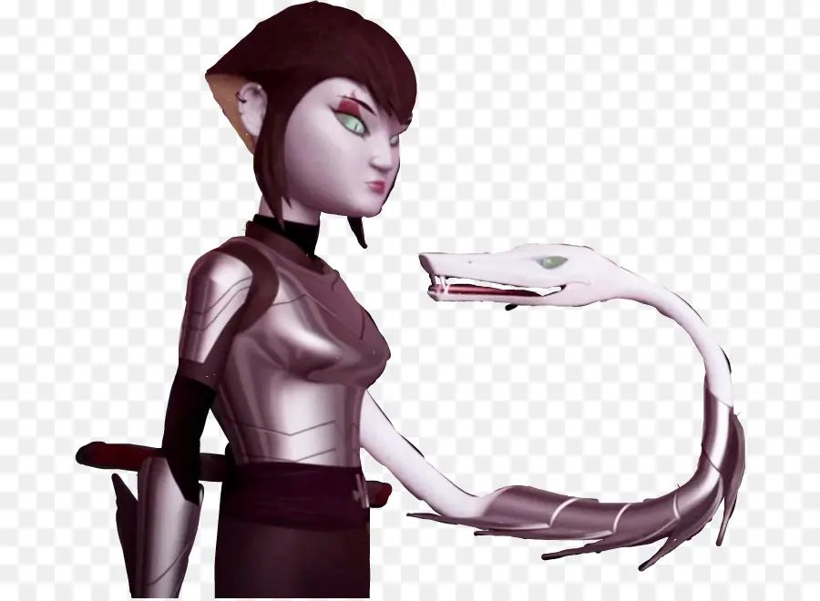 Personnage Féminin Avec Serpent，Femelle PNG