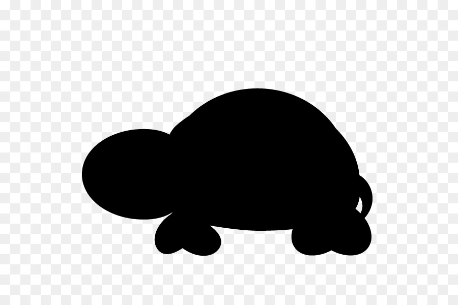 Silhouette De Tortue，Animal PNG