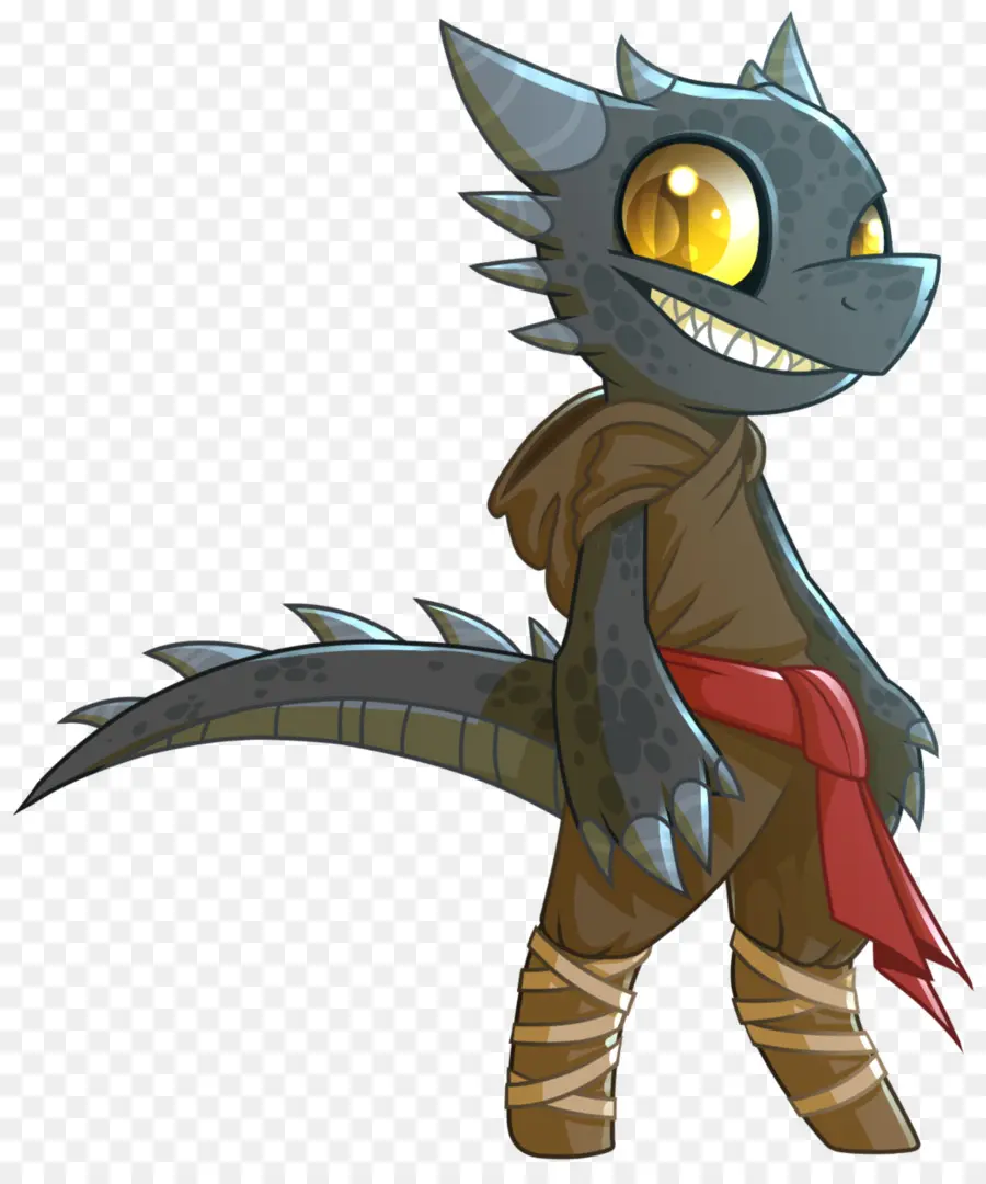 Lézard De Dessin Animé，Capot PNG