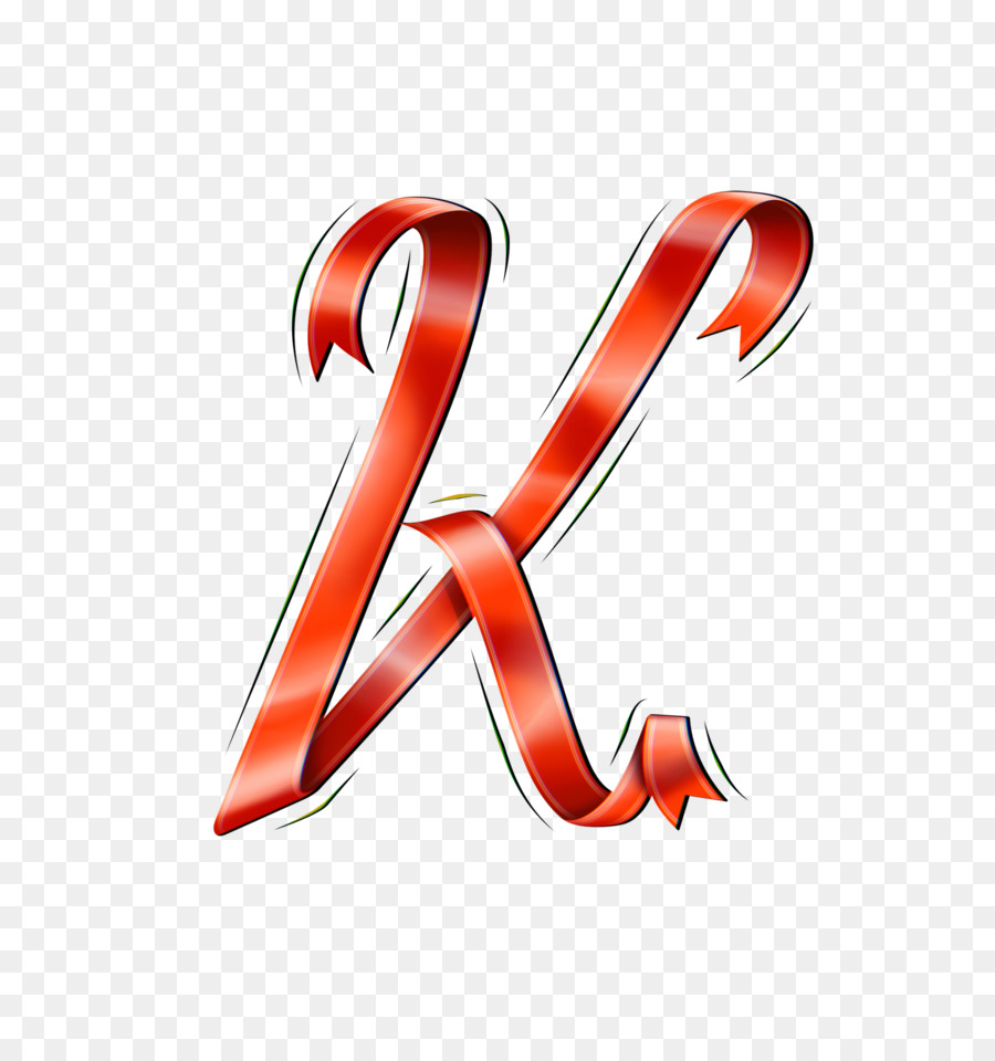 Lettre K，Rouge PNG