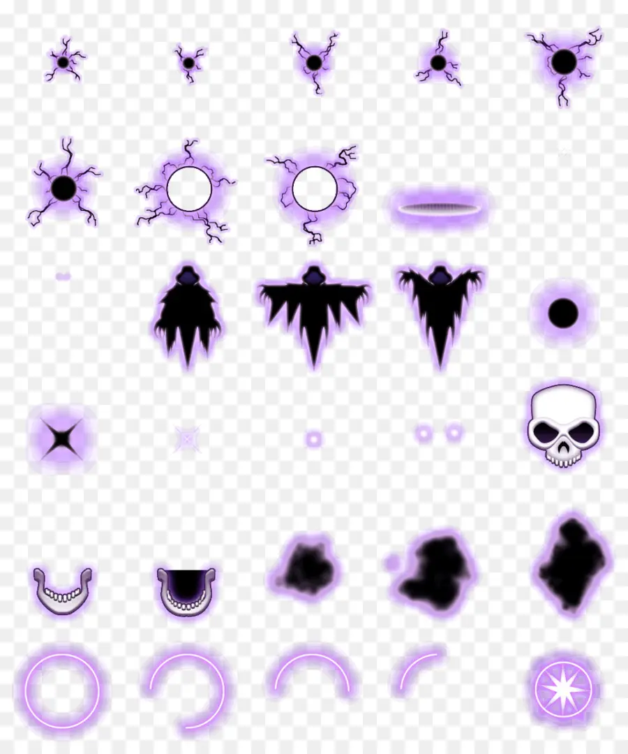 Effets Magiques，Violet PNG