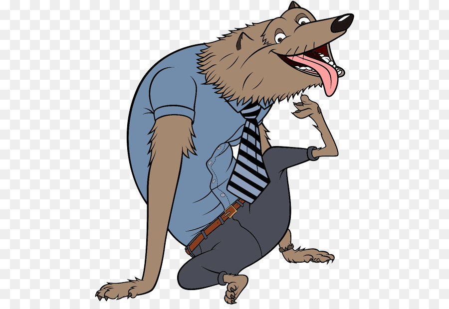 Loup De Dessin Animé，Animal PNG