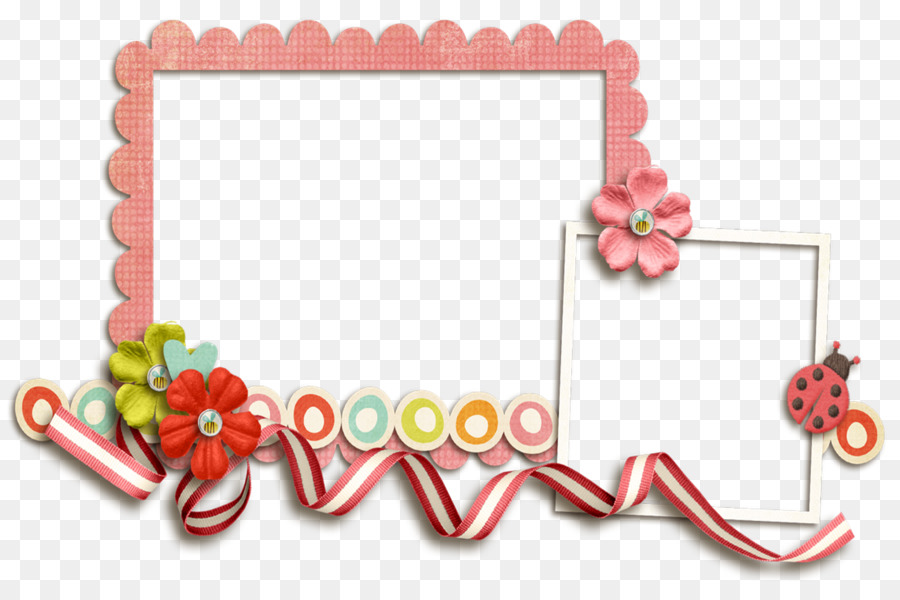 Cadre Photo，Fleurs PNG