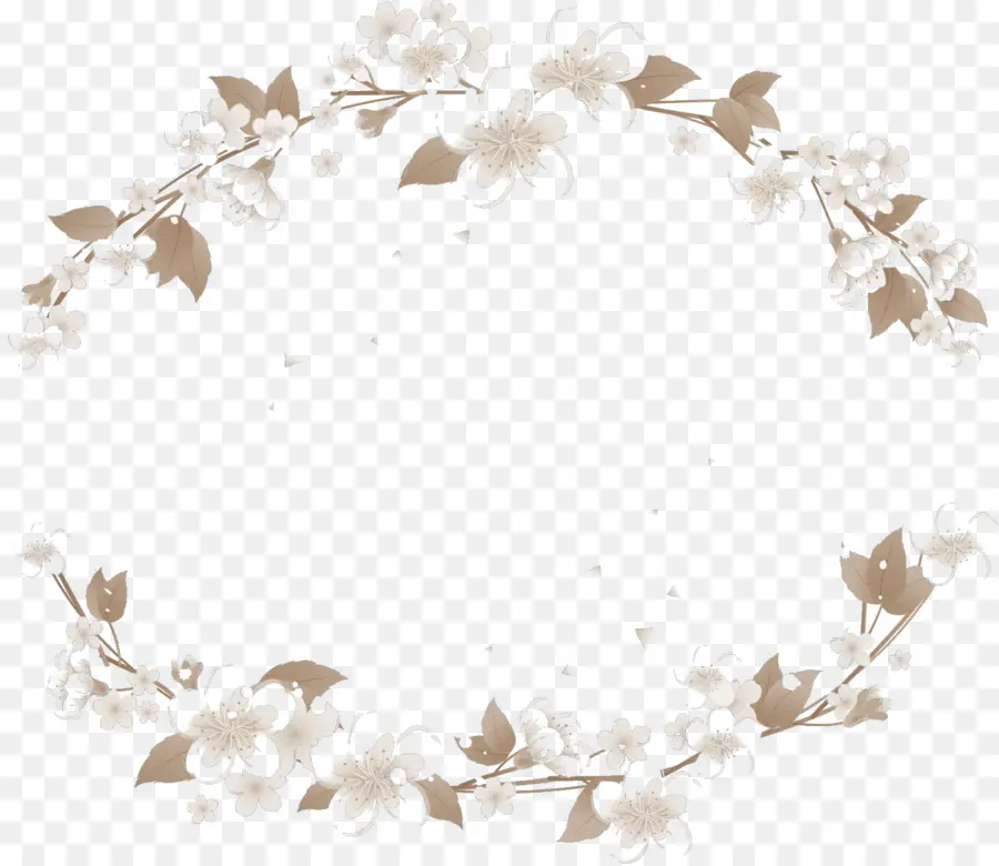 Couronne Florale，Fleurs PNG