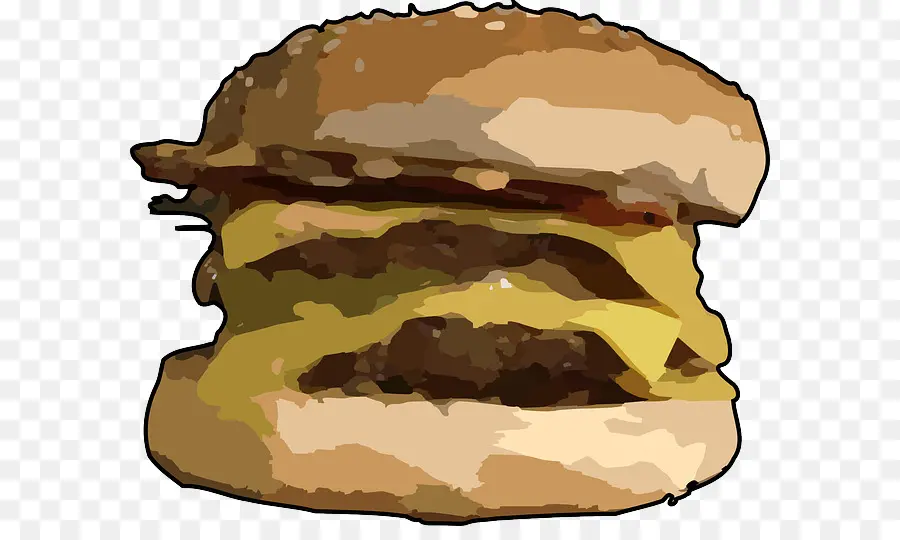 Cheeseburger，Hamburger PNG