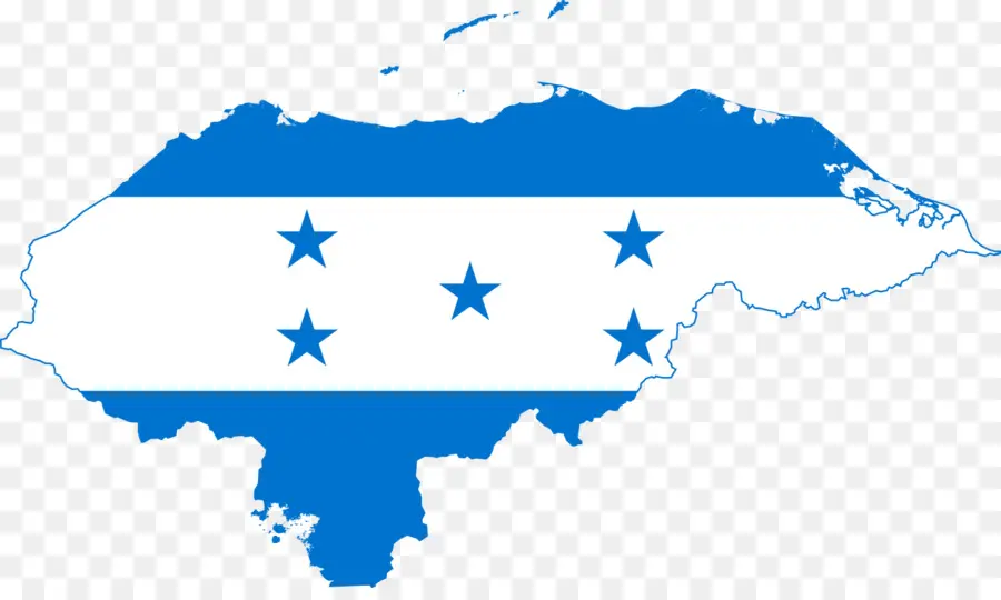 Carte Du Honduras，Drapeau PNG