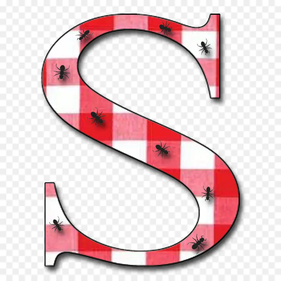 Lettre S，Rouge PNG