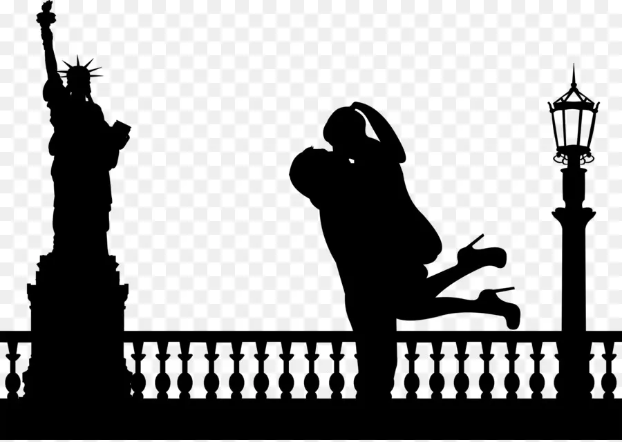 Silhouette De Couple，Couple PNG