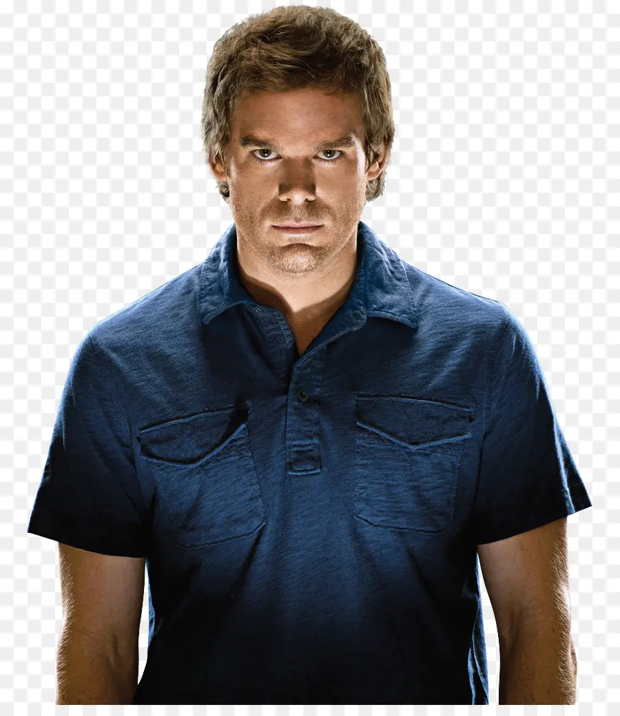 Homme，Chemise Bleue PNG