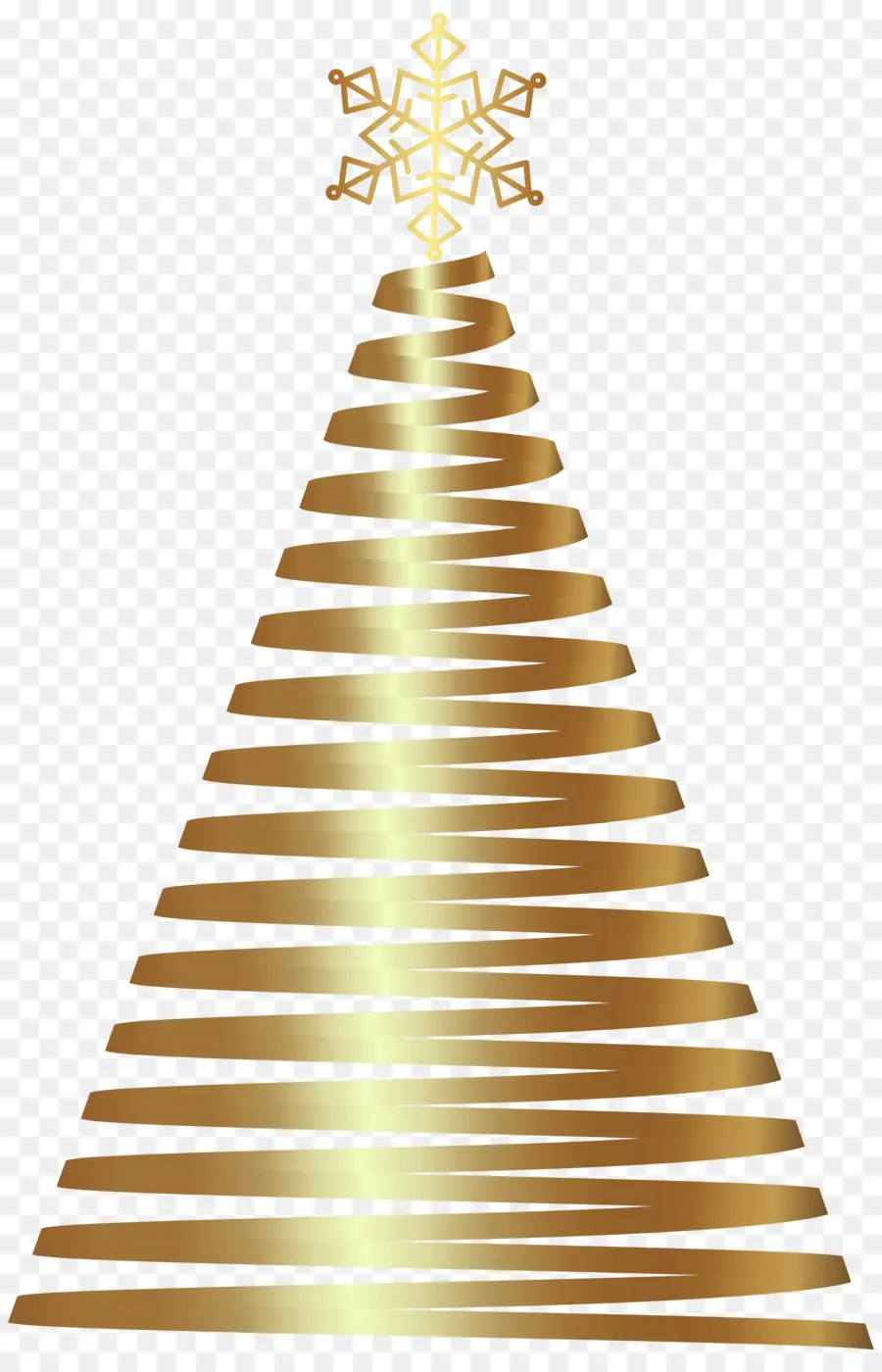 Arbre De Noël，Or PNG