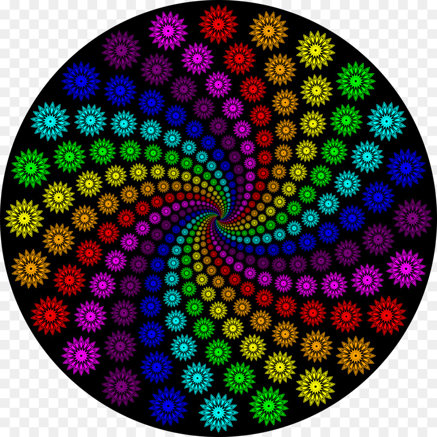 Spirale Colorée，Conception PNG