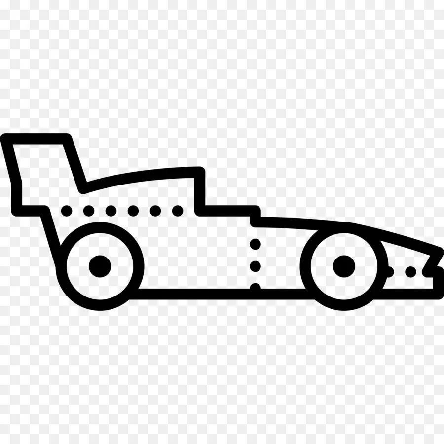 Voiture De Course，Contour PNG