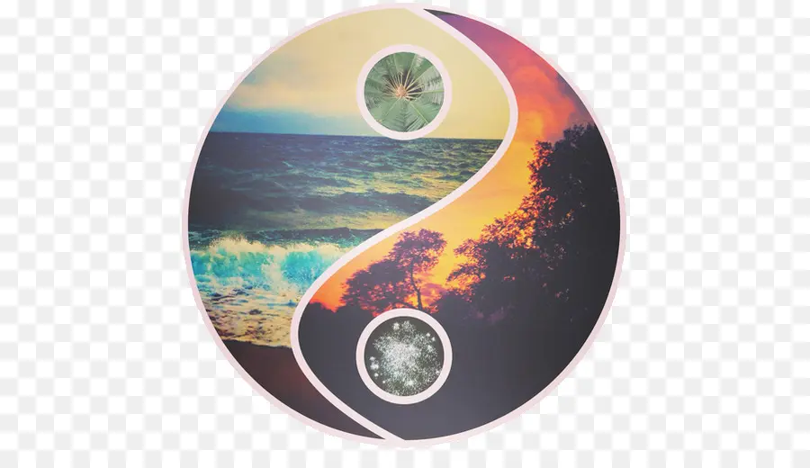 Nature Yin Yang，Équilibre PNG