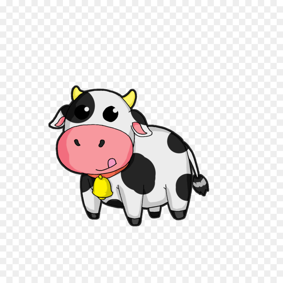 Visage De Vache De Dessin Animé，Animal PNG