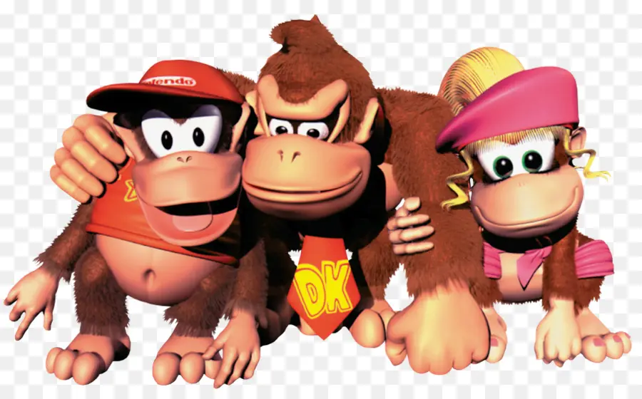 Donkey Kong Country 2 Diddy Kong Quest，Donkey Kong Pays PNG