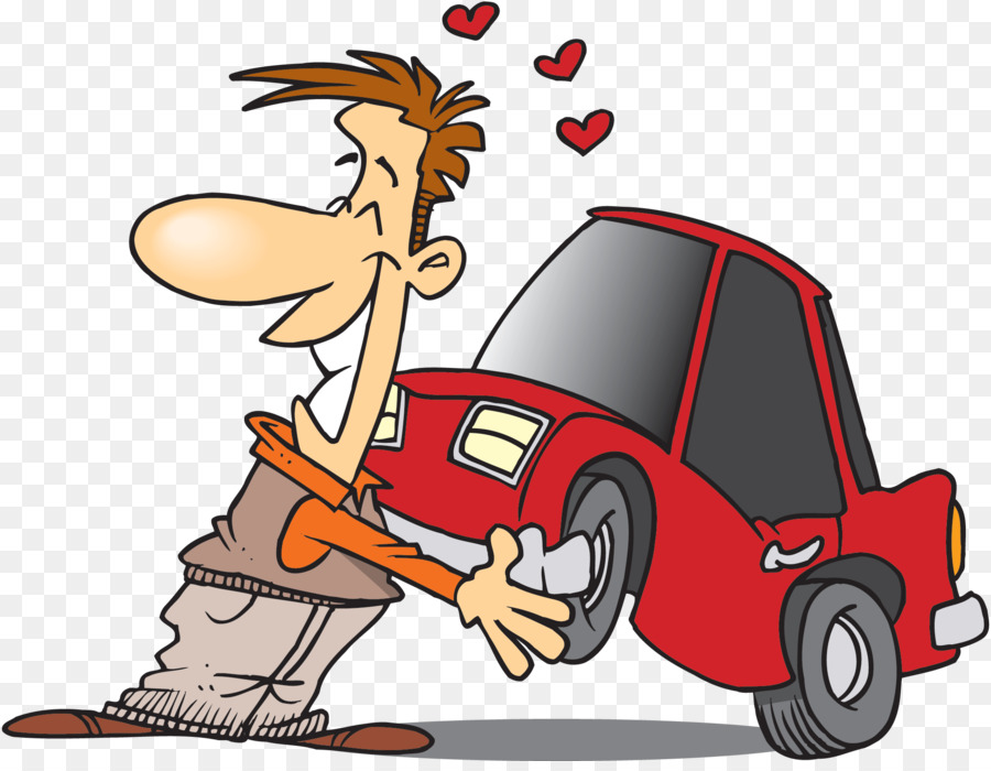 Homme étreignant La Voiture，Amour PNG