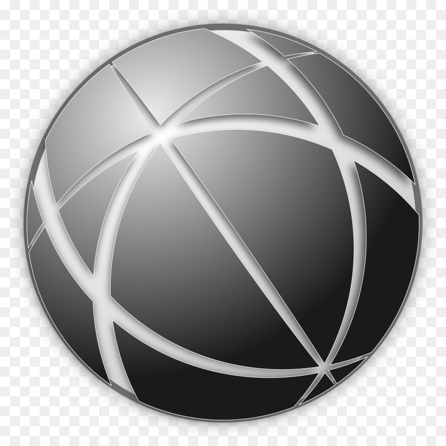 Globe Noir Et Argent，Sphère PNG