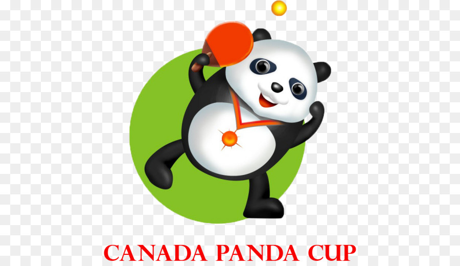 Panda Géant，Coupe Du Monde De Tennis De Table PNG