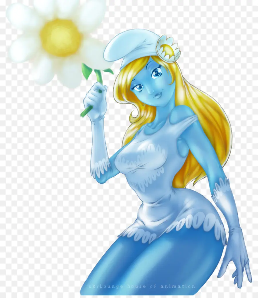 Personnage De Dessin Animé Bleu，Dessin Animé PNG