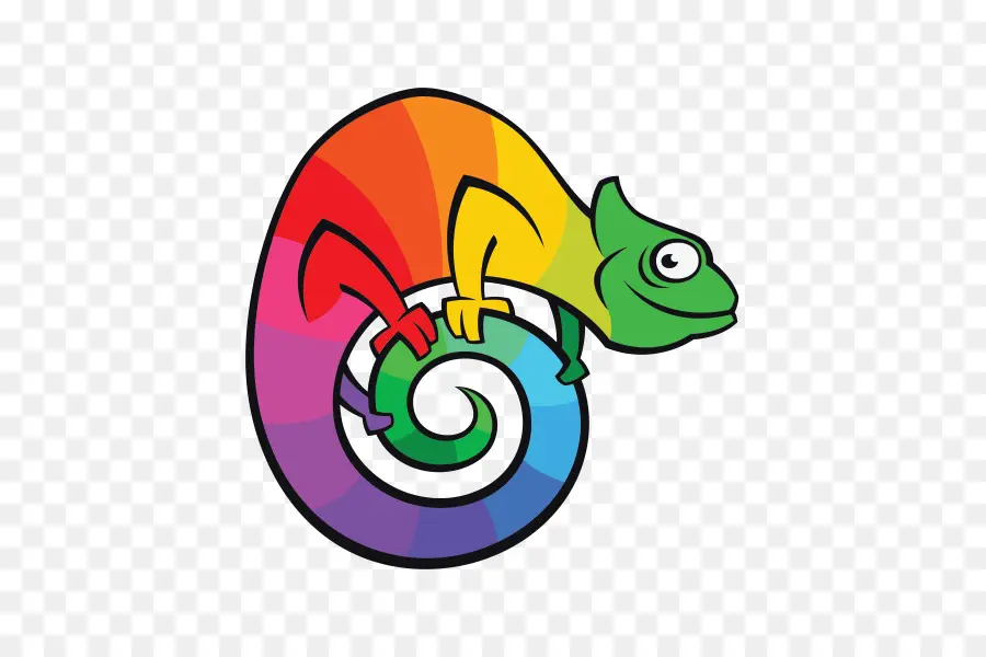 Caméléon，Coloré PNG