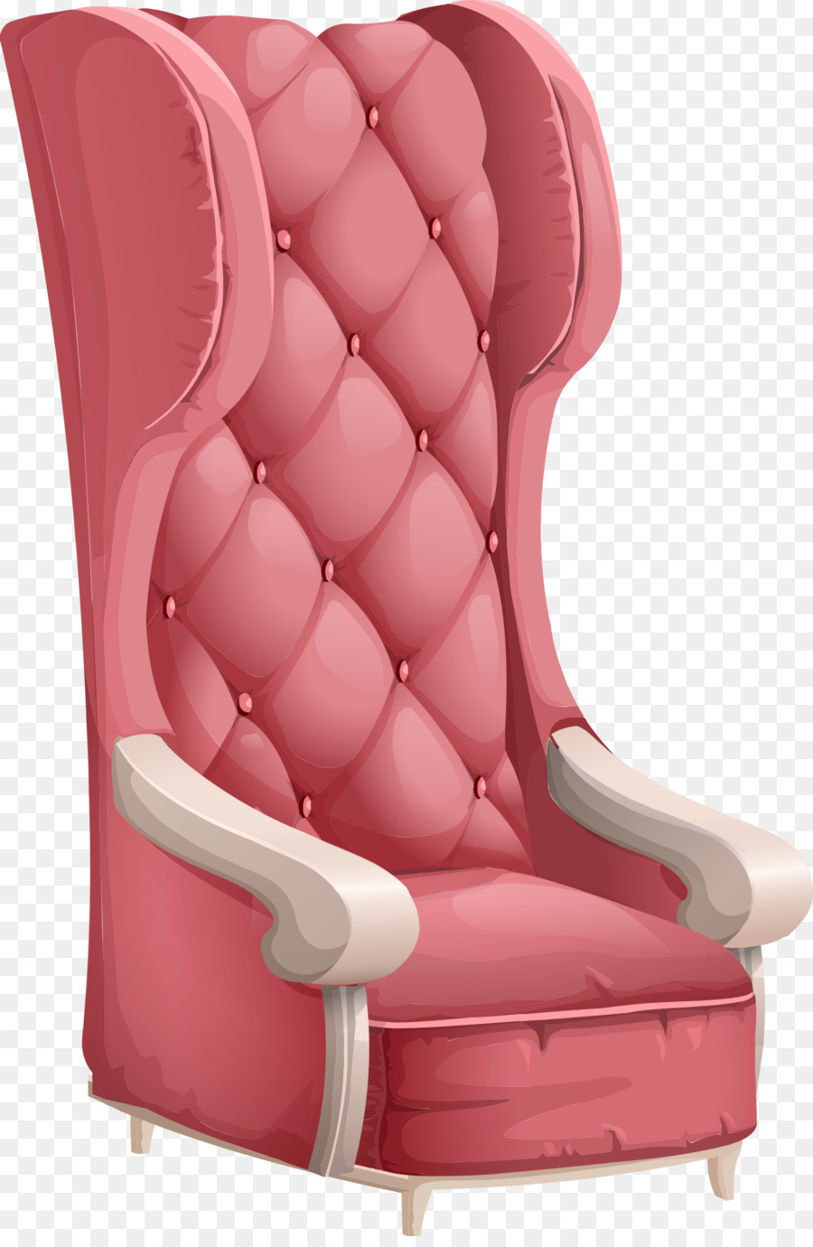 Fauteuil Rouge，Confortable PNG