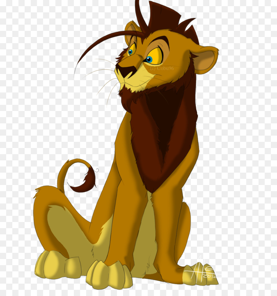 Lion Bleu，Dessin Animé PNG