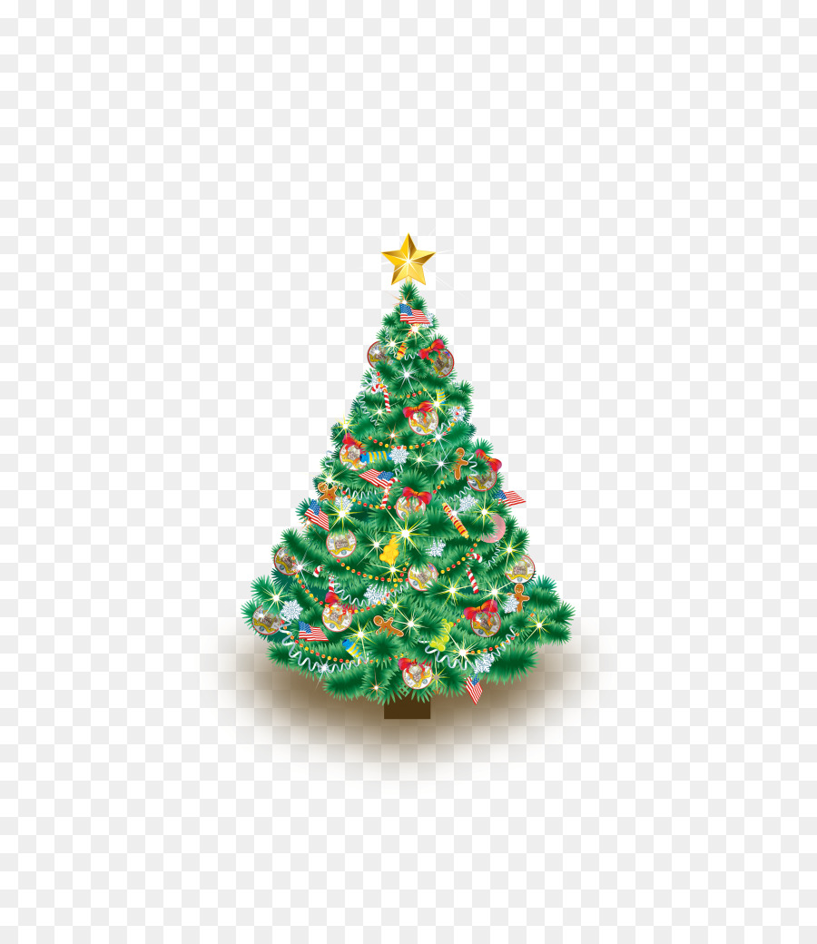 Arbre De Noël，Décorations PNG