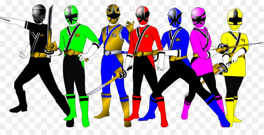 Power Rangers Colorés，Déguisements PNG