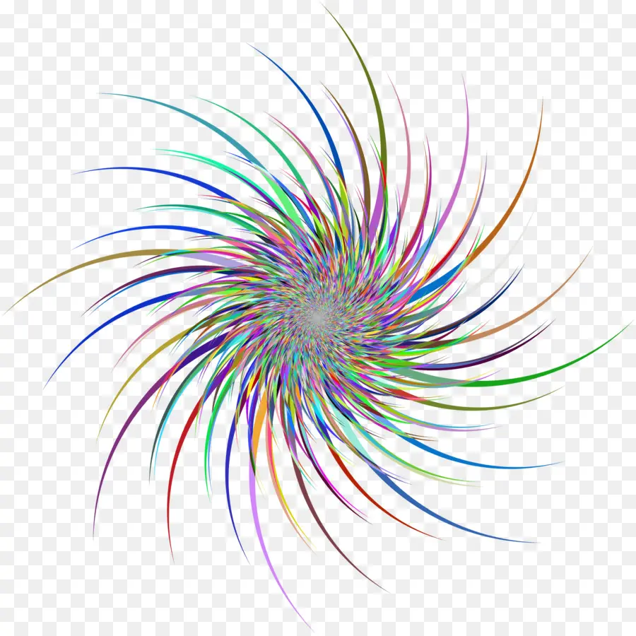 Spirale Colorée，Conception PNG