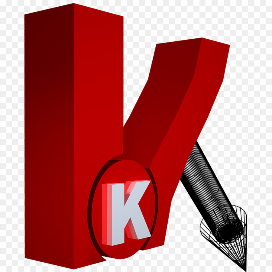 Lettre Rouge K，Alphabet PNG