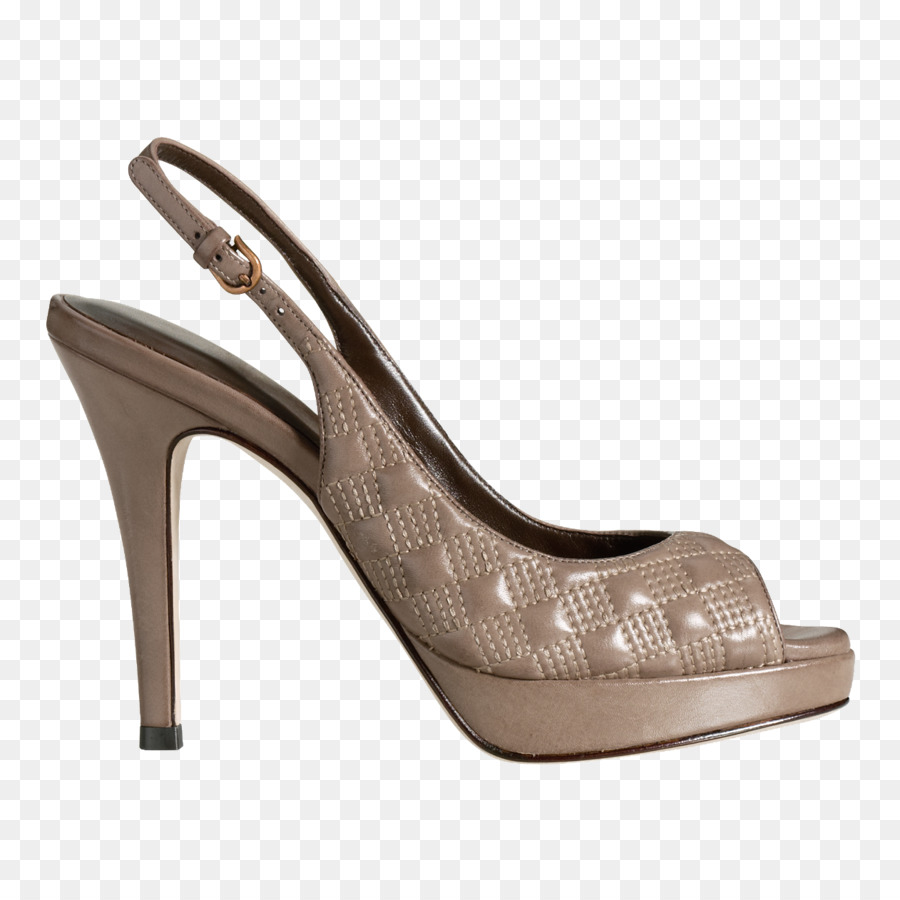 Chaussure à Talons Hauts Beige，Talon PNG