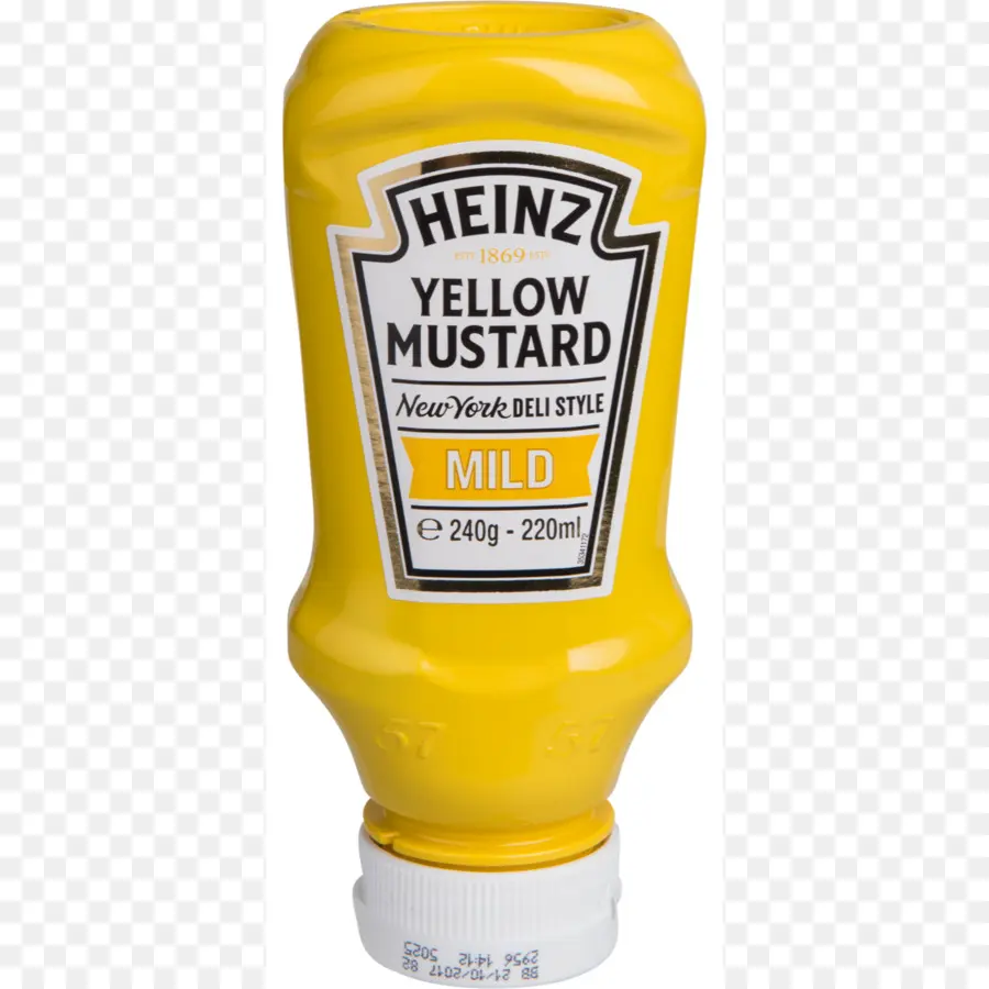 Bouteille De Moutarde Jaune，Condiment PNG