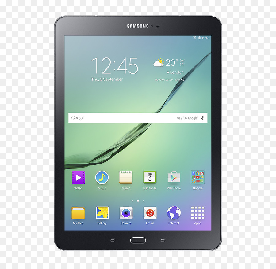 Tablette Samsung，écran PNG